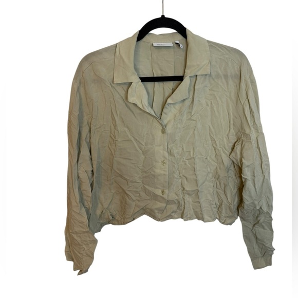 Weekday Cool Beige Filippa Blouse - Picture 2 of 9